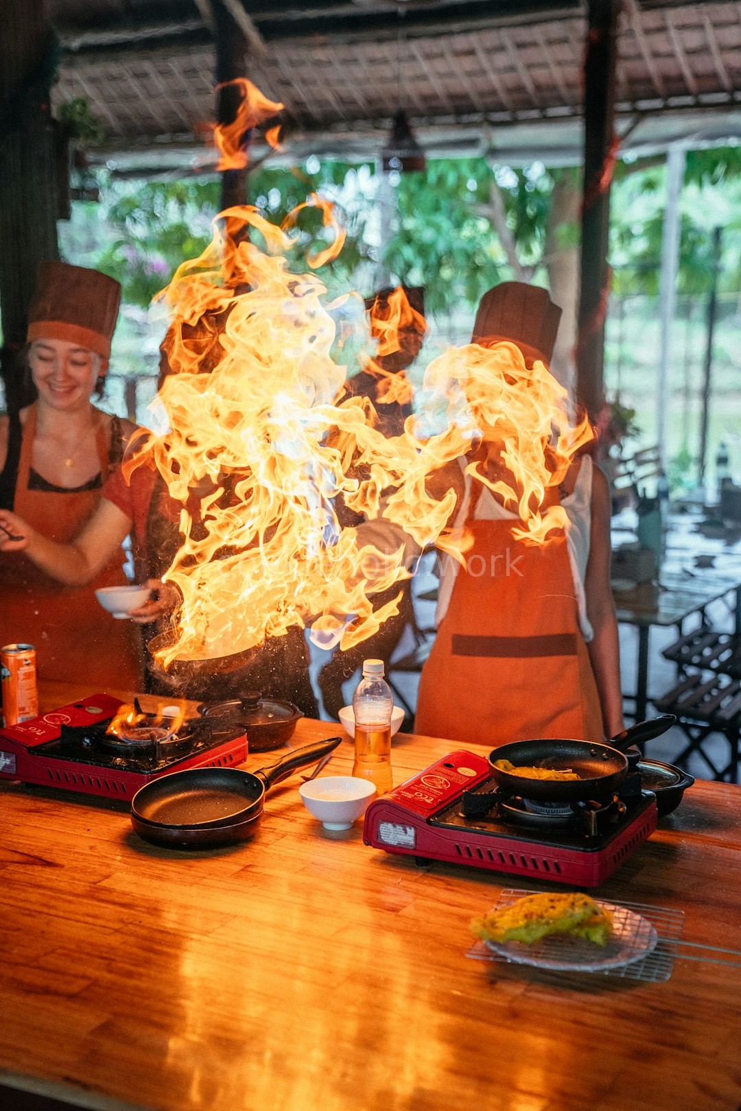 Cooking moment
